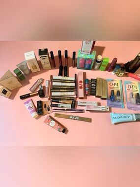 Assorted Women Makeup Collection - Rose Pink Hand Cream & Cosmetics